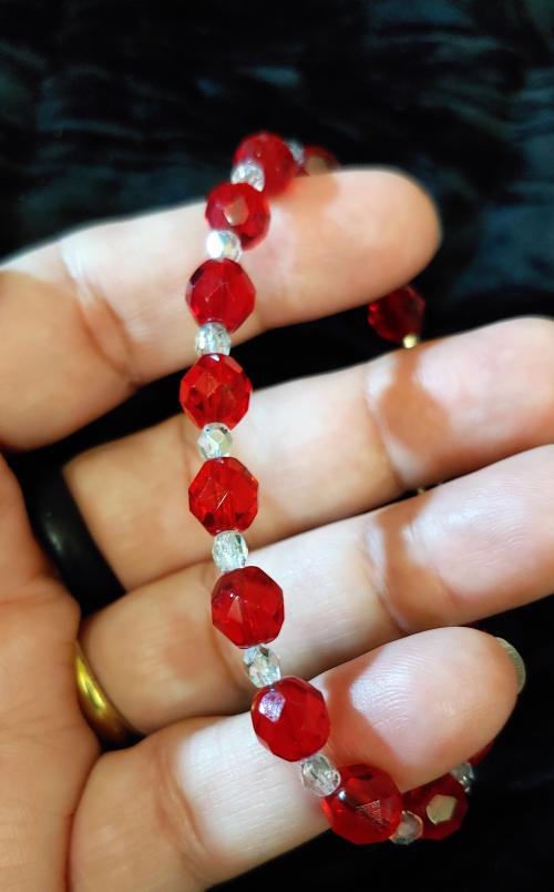 Pulsera en cristales